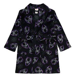 Marvel Boys' The Avengers Black Panther King Bathrobe